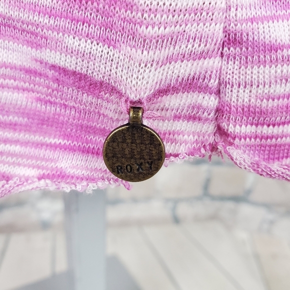 Roxy Pink Marled Knit  Tank Size Small - Picture 3 of 8